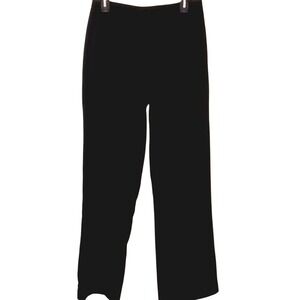 Herman Geist Black Wool Blend Lined Dress Pants Size 8 Business Casual